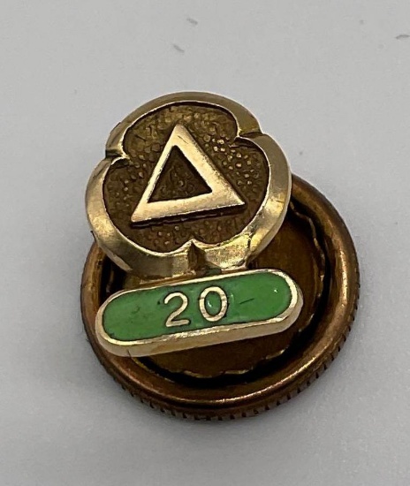 Cities Service 20 Year Service Pin