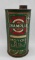 Early Champlin Green/Red 1/4 Gallon Oil Can