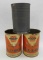 (3) Champlin Quart Oil Cans