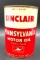 Sinclair Pennsylvania 1 Quart Motor Oil Can w/ Dinosaur