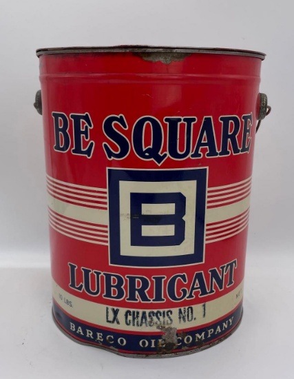 Barnsdall "Be Square" 10lb Grease Can
