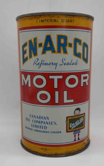 Enarco Imperial Quart Oil Can w/ Boy & Slate