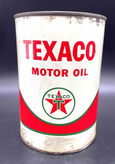 Texaco 1 Quart Motor Oil Can