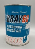 BrayGo Outboard Quart Oil Can w/ Outboard Motor