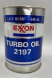Exxon Turbo Quart Oil Can
