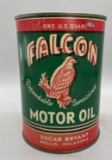 Falcon Quart Oil Can w/ Rare Factory Flaw