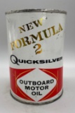 Quicksilver Outboard New Formula Quart Oil Can
