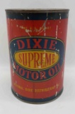 Dixie Supreme Motor Oil Quart Can