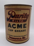 Purity Oil Co. 5lb Grease Can w/ Independent Thunderbird Logo