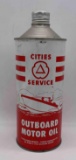 Cities Service Outboard Cone-top Quart Can