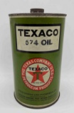 Early Texaco Pint Motor Oil Can