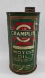 Early Champlin Green/Red 1/4 Gallon Oil Can