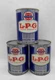 (3) Champlin LPG Quart Oil Cans