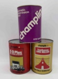 (3) Champlin Quart Cans