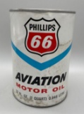 Phillips 66 Aviation Quart Oil Can