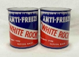 (2) NOS White Rock Anti-Freeze Cans