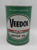 Veedol Flying A Motor Oil Quart Can