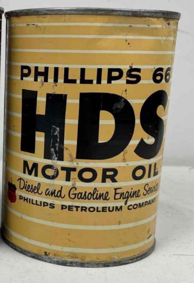 Phillips 66 HDS Motor Oil Quart Can