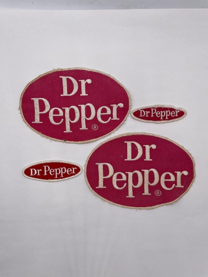 (4) Older Dr. Pepper Patches