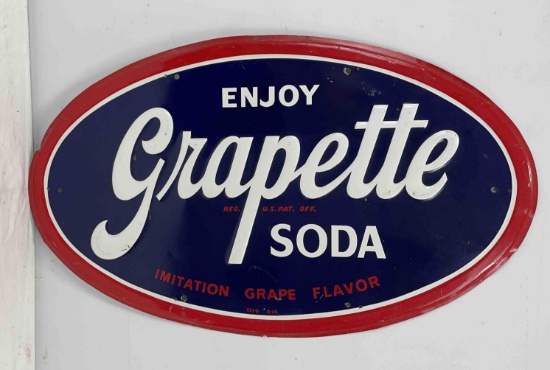 Grapette Metal Sign