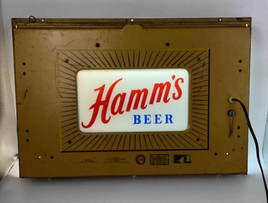 1950's Hamm's Beer Lighted Sign