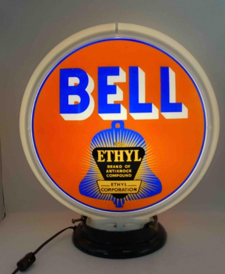 Bell Ethyl Gas Pump Globe
