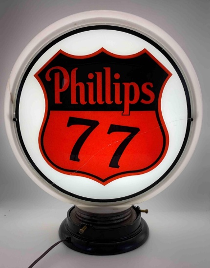 Phillips 77 Gasoline Pump Globe