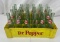 24 Dr. Pepper Bottles w/ Plastic Crate