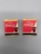 (2) Coca-Cola Matchbooks