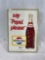 Pepsi-Cola Celluloid Over Cardboard Easel Back Sign