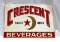 Crescent Beverages Tin Sign