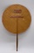 Early and Unusual Dr. Pepper Straw Hand Fan