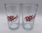 Two Dr. Pepper Pint Glasses