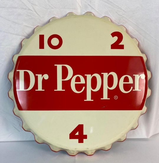 Dr. Pepper 10-2-4 Bottle Cap Sign