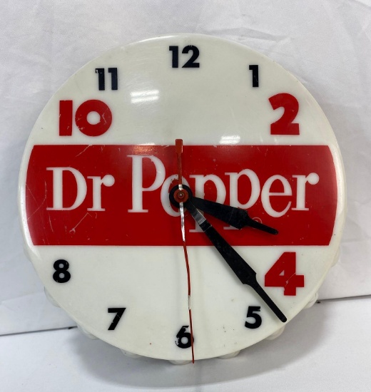 Dr. Pepper 10-2-4 Bottle Cap Clock