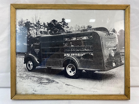 Dr. Pepper Delivery Truck Framed Photo