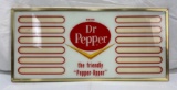 NOS Dr. Pepper Reverse Painted Glass Menu Board