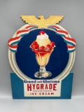 Hygrade Ice Cream Easel Back w/ Strawberry Sunday