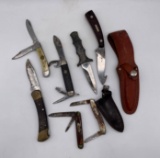 7 Misc. Pocket and Hunting Knives