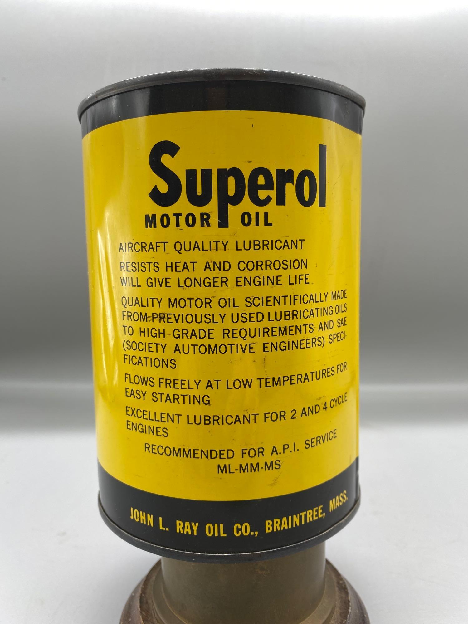 Superol Quart Oil Can w/ Rocket | Proxibid