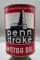 Penn Drake Quart Oil Can w/ Oil Derrick