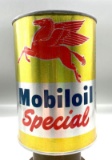 Mobiloil Special Quart Oil Can w/ Pegaus