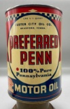 Preferred Penn Quart Oil Can Bradford, Pennsylvania