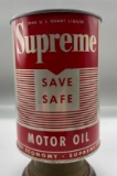 Supreme Motor Oil Quart Can