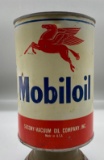 Mobiloil Quart Oil Can w/ Pegasus