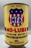 Missouri Farmer's Association Quart Oil Can