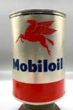 Mobiloil Quart Oil Can w/ Pegasus