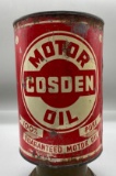 Cosden Motor Oil Quart Oil Can