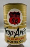 Phillips 66 Trop-Artic Quart Oil Can