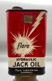 Graphic Flare Hydraulic Jack Oil Pint Can